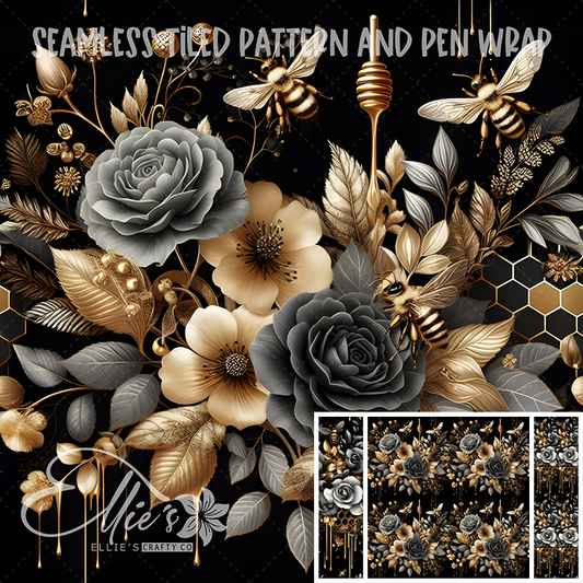 Image 291 - Seamless Tiled Pattern Digital Images for Vinyl/Tumbler Wraps & Pen Wraps