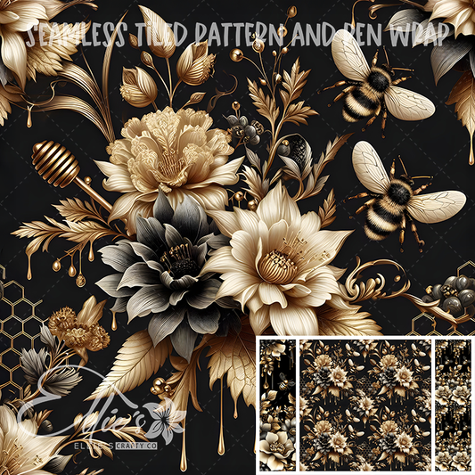 Image 292 - Seamless Tiled Pattern Digital Images for Vinyl/Tumbler Wraps & Pen Wraps