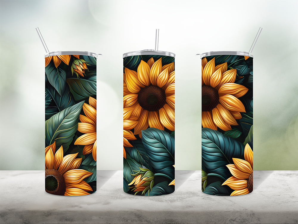 Sunflower Bundle 4 Tumbler Wrap Bundle