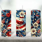 Patriotic Floral Bundle 3 Tumbler Wrap Bundle