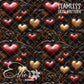 Tooled Leather Hearts - 25 Tiled Pattern Digital Images (Seamless)