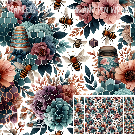 Image 302 - Seamless Tiled Pattern Digital Images for Vinyl/Tumbler Wraps & Pen Wraps