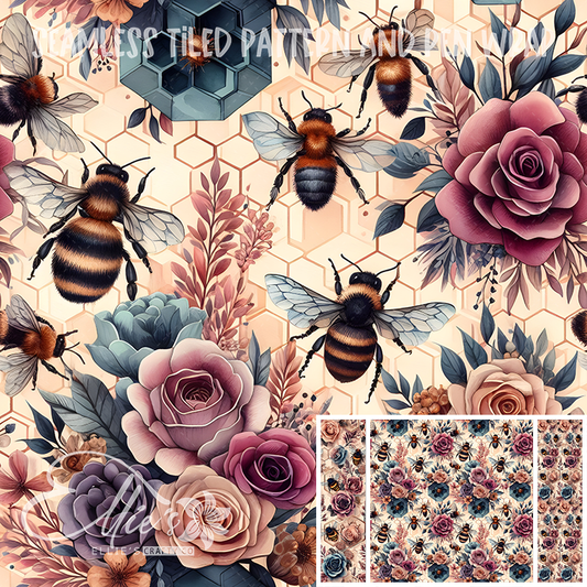 Image 303 - Seamless Tiled Pattern Digital Images for Vinyl/Tumbler Wraps & Pen Wraps