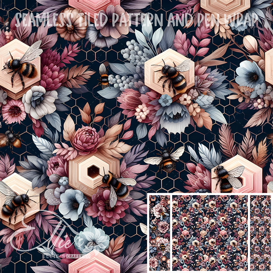 Image 304 - Seamless Tiled Pattern Digital Images for Vinyl/Tumbler Wraps & Pen Wraps