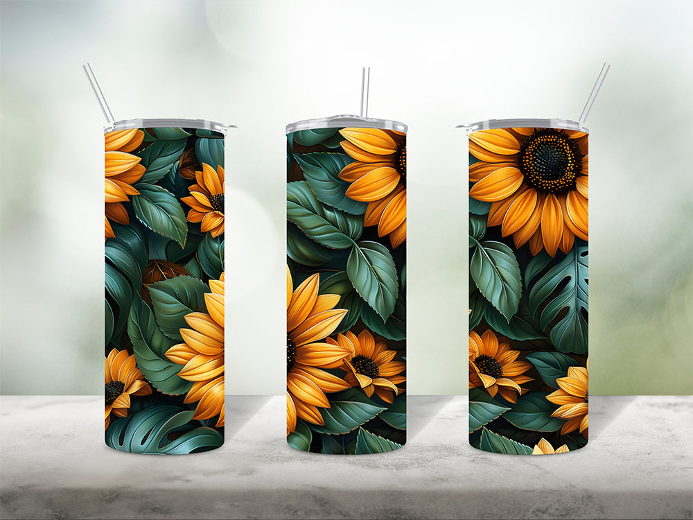 Sunflower Bundle 4 Tumbler Wrap Bundle