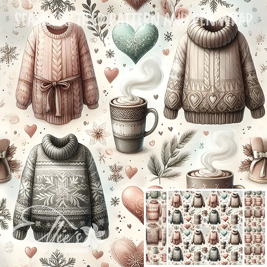 Image 465 - Seamless Tiled Pattern Digital Images for Vinyl/Tumbler Wraps & Pen Wraps