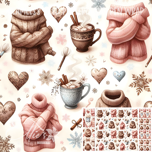 Image 466 - Seamless Tiled Pattern Digital Images for Vinyl/Tumbler Wraps & Pen Wraps