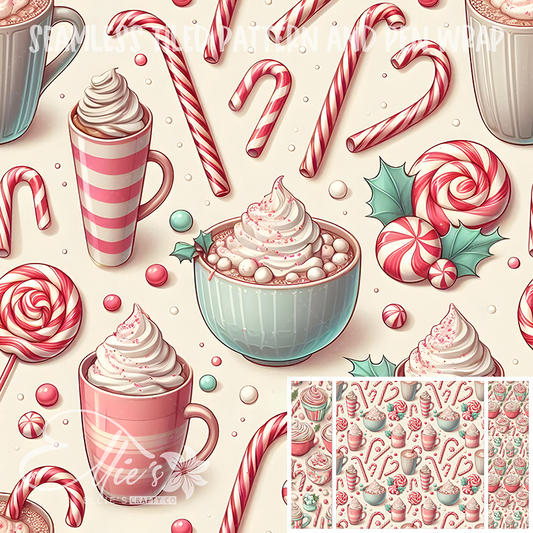 Image 488 - Seamless Tiled Pattern Digital Images for Vinyl/Tumbler Wraps & Pen Wraps