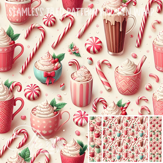 Image 489 - Seamless Tiled Pattern Digital Images for Vinyl/Tumbler Wraps & Pen Wraps