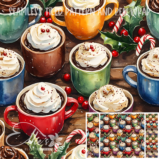 Image 491 - Seamless Tiled Pattern Digital Images for Vinyl/Tumbler Wraps & Pen Wraps