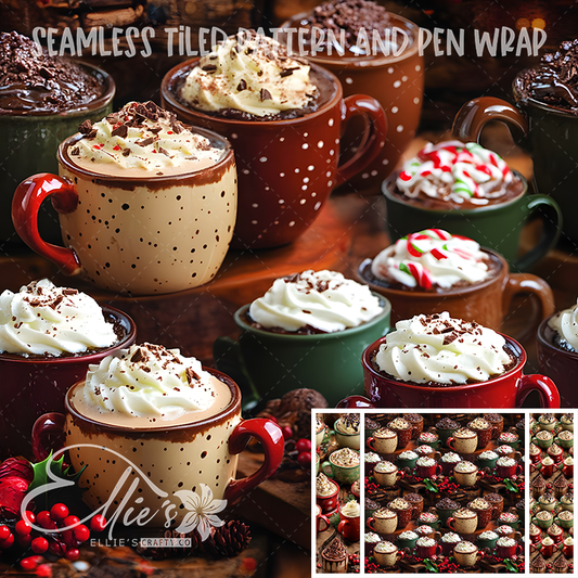 Image 493 - Seamless Tiled Pattern Digital Images for Vinyl/Tumbler Wraps & Pen Wraps