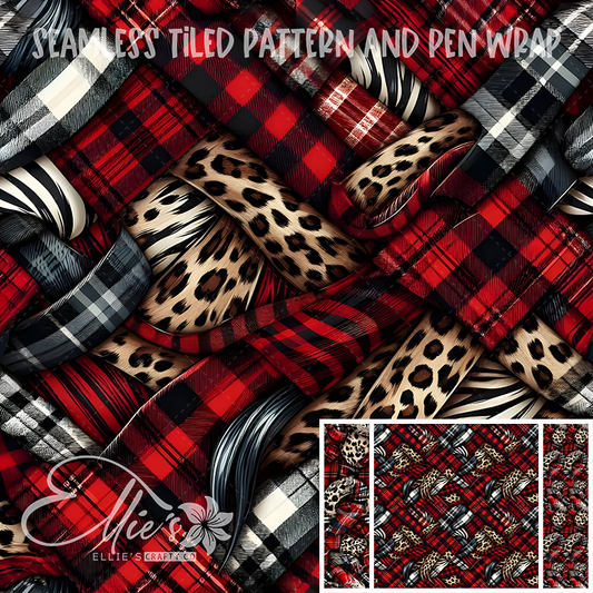 Image 505 - Seamless Tiled Pattern Digital Images for Vinyl/Tumbler Wraps & Pen Wraps