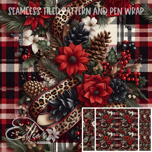 Image 509 - Seamless Tiled Pattern Digital Images for Vinyl/Tumbler Wraps & Pen Wraps
