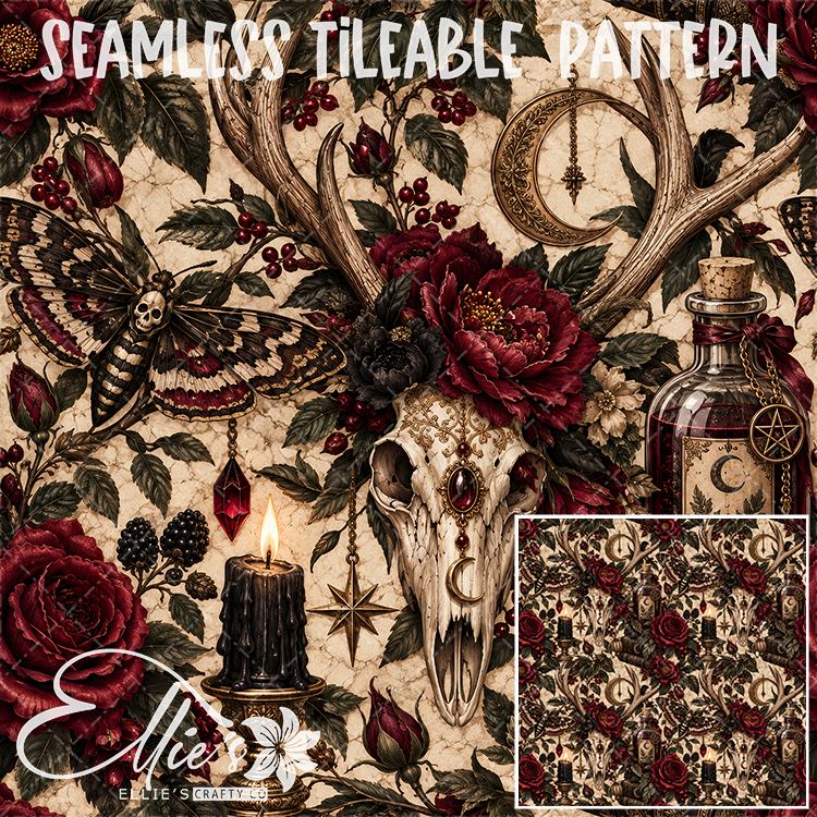 Image 529 - Seamless Tiled Pattern Digital Images for Vinyl/Tumbler Wraps