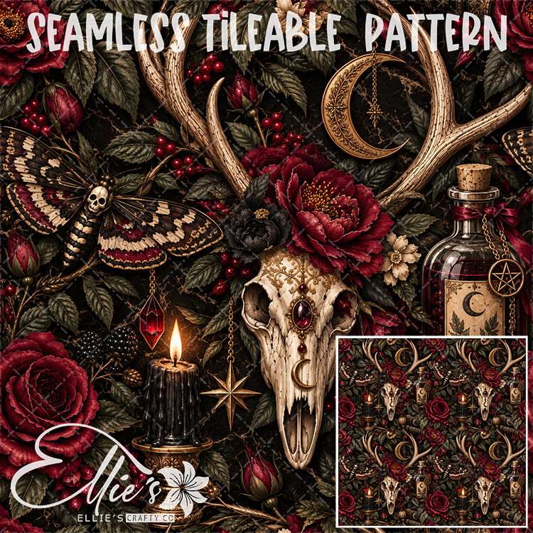 Image 530 - Seamless Tiled Pattern Digital Images for Vinyl/Tumbler Wraps