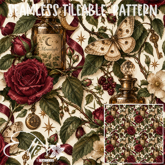 Image 545 - Seamless Tiled Pattern Digital Images for Vinyl/Tumbler Wraps