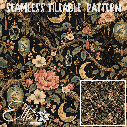Image 586 - Seamless Tiled Pattern Digital Images for Vinyl/Tumbler Wraps
