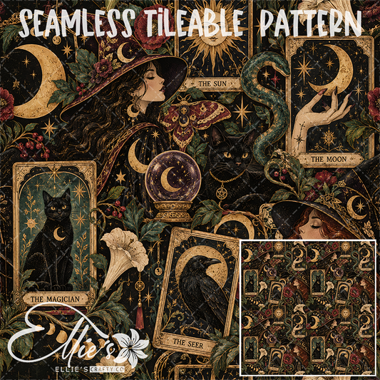 Image 588 - Seamless Tiled Pattern Digital Images for Vinyl/Tumbler Wraps