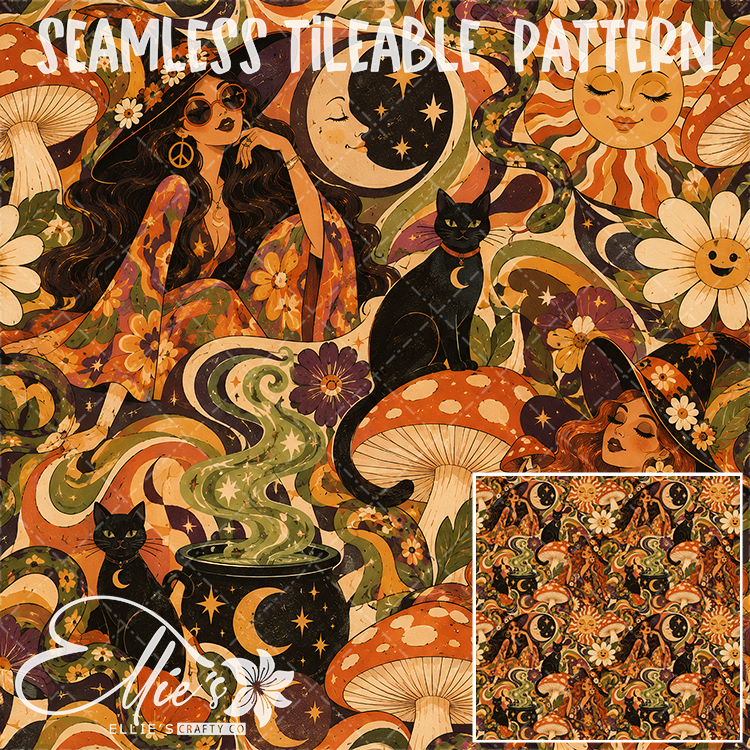 Image 597 - Seamless Tiled Pattern Digital Images for Vinyl/Tumbler Wraps