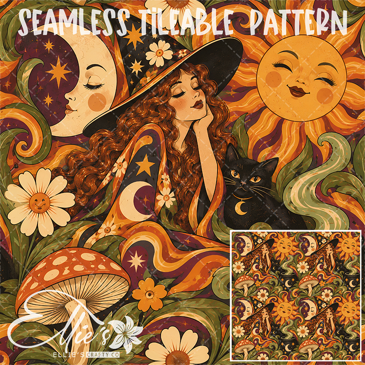 Image 598 - Seamless Tiled Pattern Digital Images for Vinyl/Tumbler Wraps