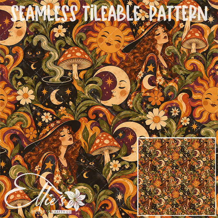 Image 599 - Seamless Tiled Pattern Digital Images for Vinyl/Tumbler Wraps