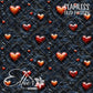 Tooled Leather Hearts - 25 Tiled Pattern Digital Images (Seamless)