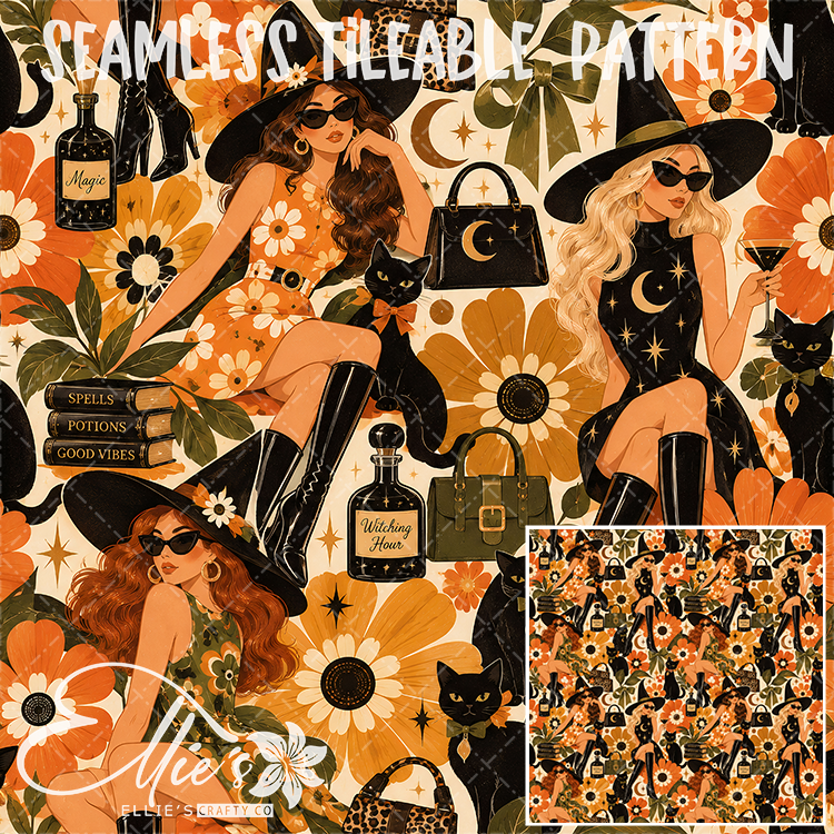Image 600 - Seamless Tiled Pattern Digital Images for Vinyl/Tumbler Wraps
