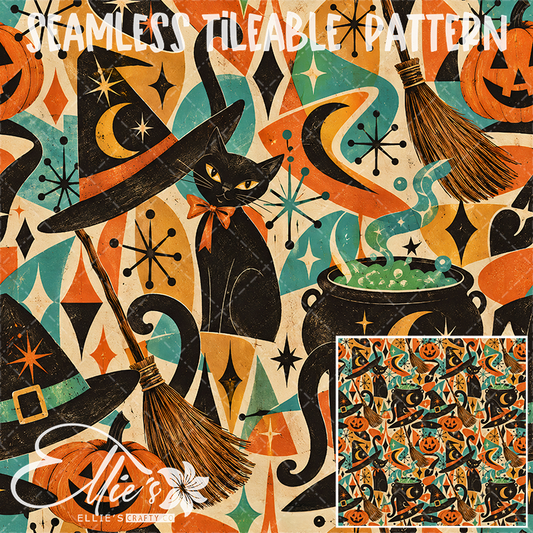 Image 605 - Seamless Tiled Pattern Digital Images for Vinyl/Tumbler Wraps