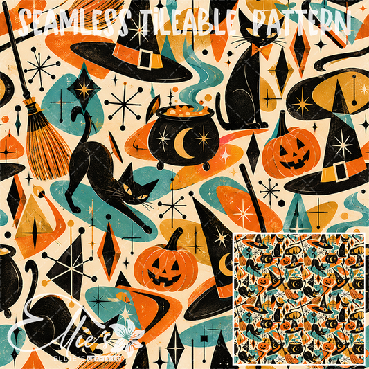 Image 606 - Seamless Tiled Pattern Digital Images for Vinyl/Tumbler Wraps