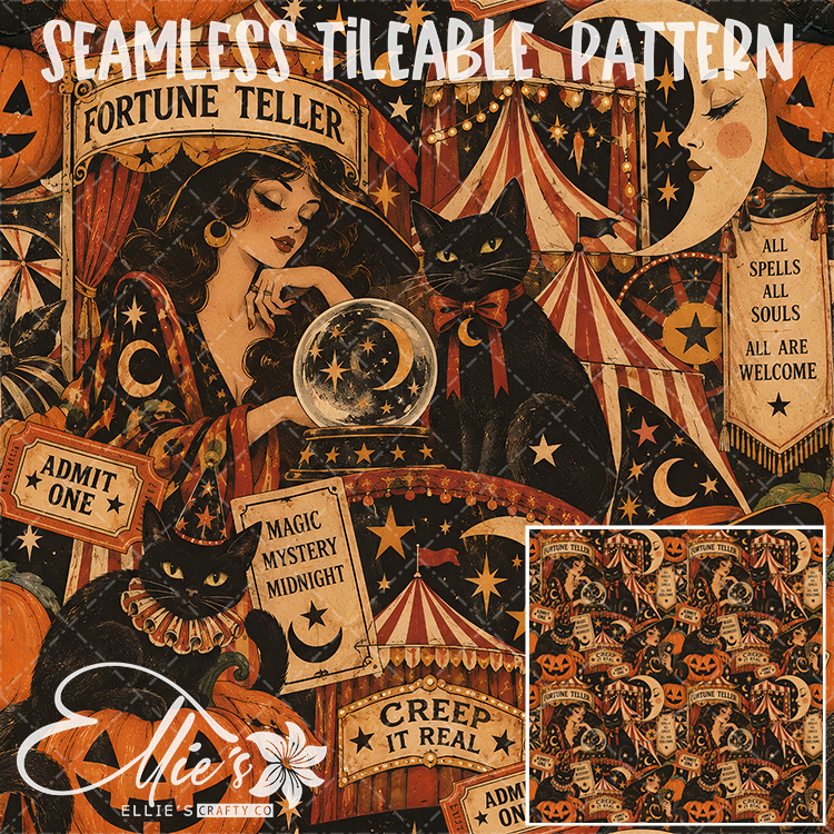 Image 607 - Seamless Tiled Pattern Digital Images for Vinyl/Tumbler Wraps