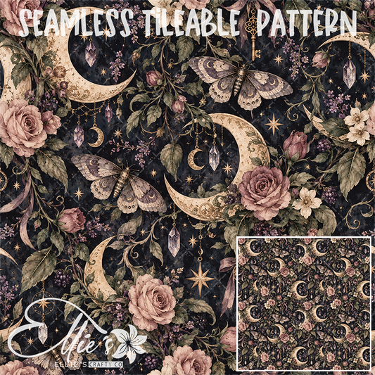 Image 613 - Seamless Tiled Pattern Digital Images for Vinyl/Tumbler Wraps