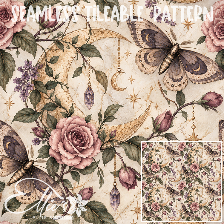 Image 615 - Seamless Tiled Pattern Digital Images for Vinyl/Tumbler Wraps