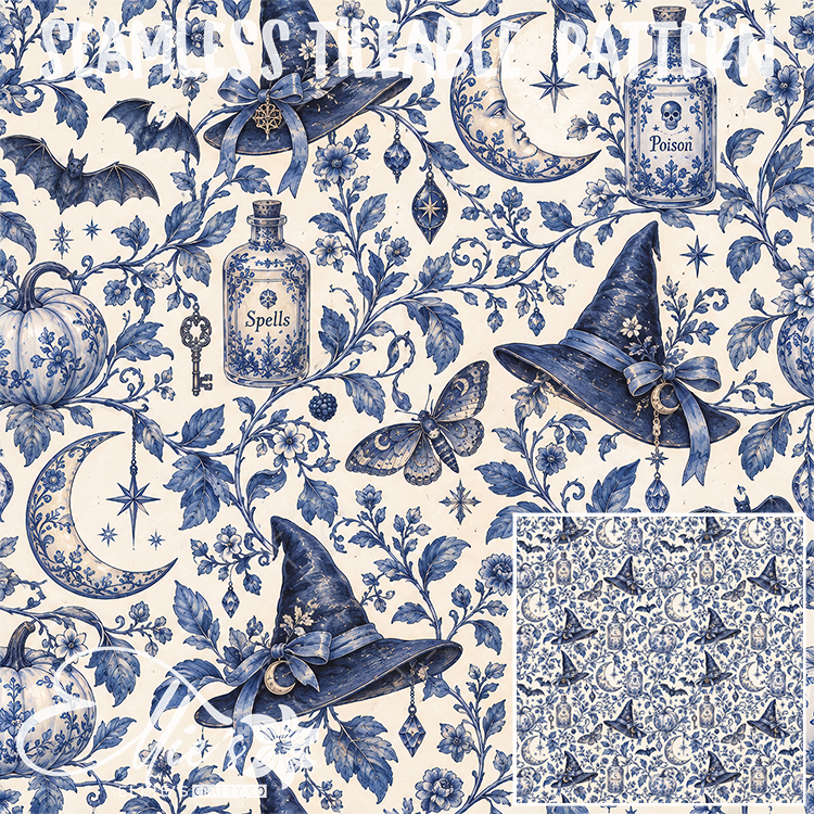 Image 616 - Seamless Tiled Pattern Digital Images for Vinyl/Tumbler Wraps