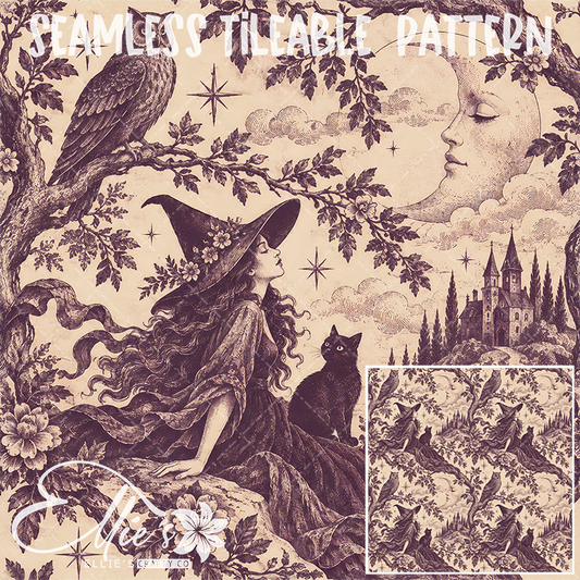 Image 620 - Seamless Tiled Pattern Digital Images for Vinyl/Tumbler Wraps