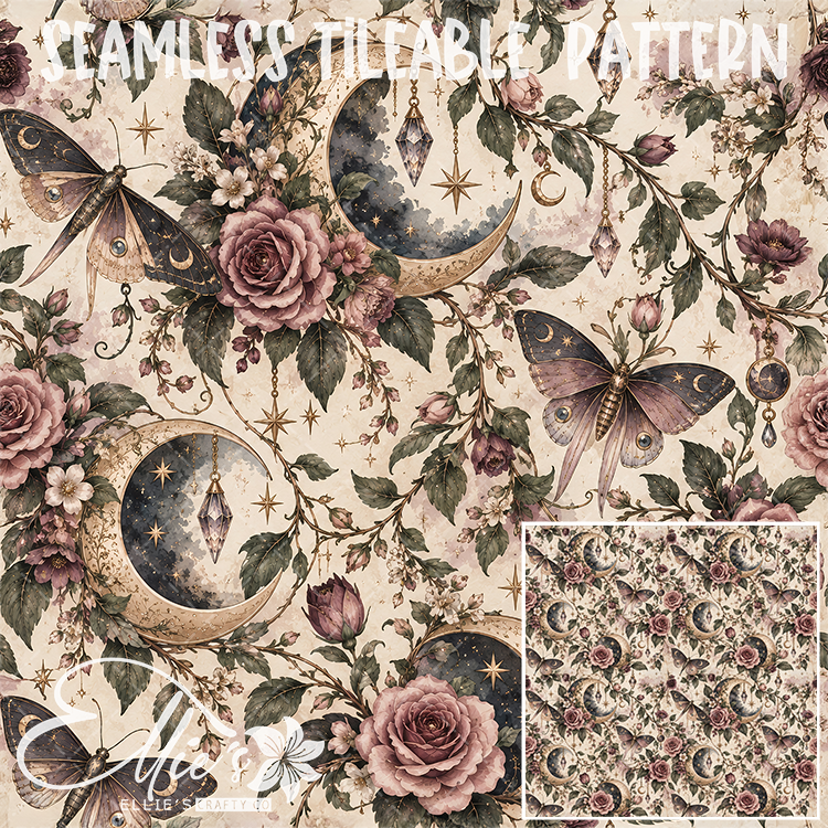 Image 630 - Seamless Tiled Pattern Digital Images for Vinyl/Tumbler Wraps