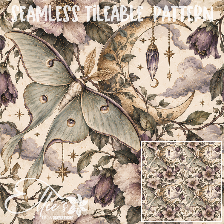 Image 634 - Seamless Tiled Pattern Digital Images for Vinyl/Tumbler Wraps