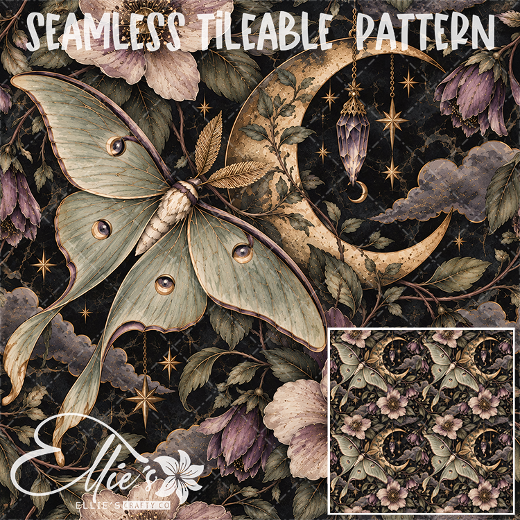 Image 635 - Seamless Tiled Pattern Digital Images for Vinyl/Tumbler Wraps