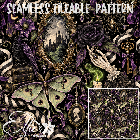 Image 646 - Seamless Tiled Pattern Digital Images for Vinyl/Tumbler Wraps