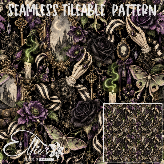 Image 647 - Seamless Tiled Pattern Digital Images for Vinyl/Tumbler Wraps