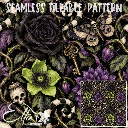 Image 650 - Seamless Tiled Pattern Digital Images for Vinyl/Tumbler Wraps