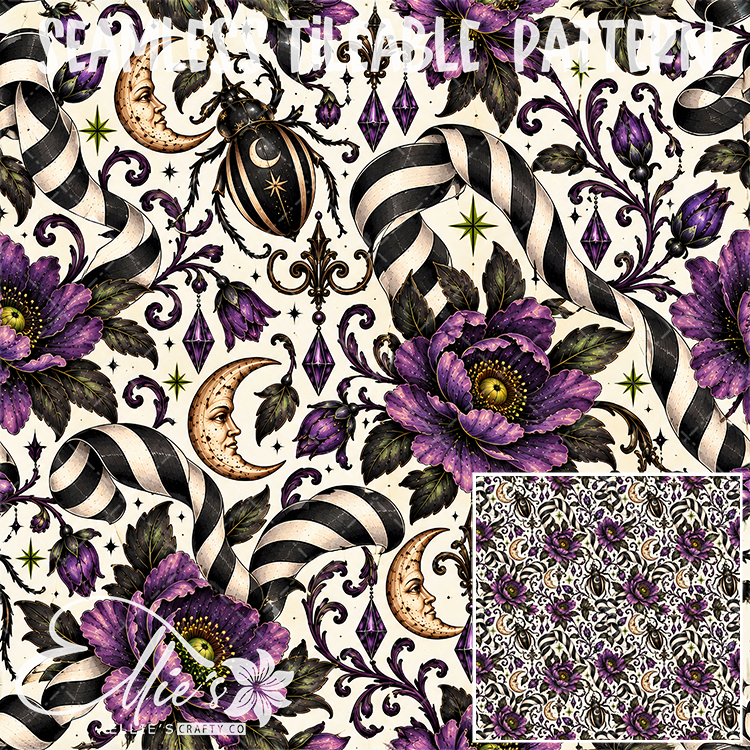 Image 660 - Seamless Tiled Pattern Digital Images for Vinyl/Tumbler Wraps