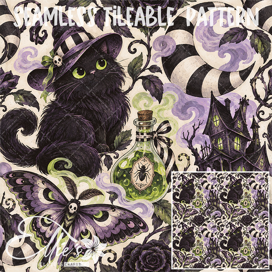 Image 664 - Seamless Tiled Pattern Digital Images for Vinyl/Tumbler Wraps