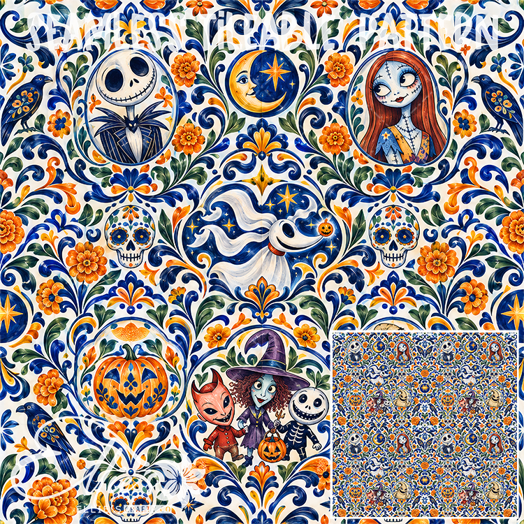 Image 695 - Seamless Tiled Pattern Digital Images for Vinyl/Tumbler Wraps