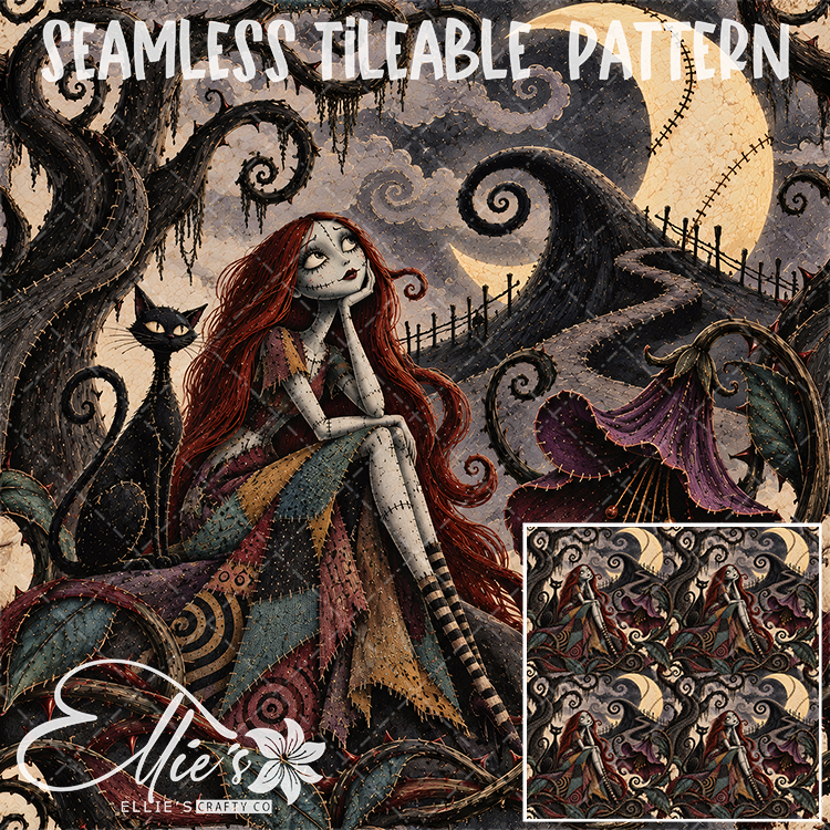 Image 713 - Seamless Tiled Pattern Digital Images for Vinyl/Tumbler Wraps