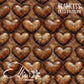 Tooled Leather Hearts - 25 Tiled Pattern Digital Images (Seamless)