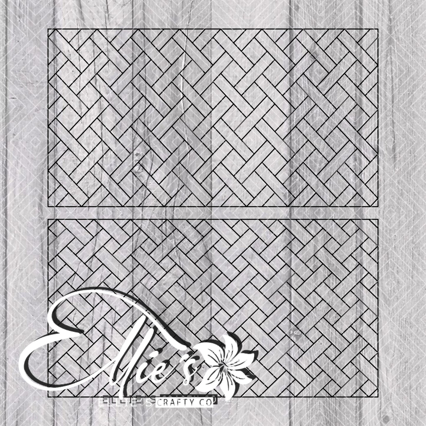 Basket Weave Collection Template for Mini Skinny Tumblers