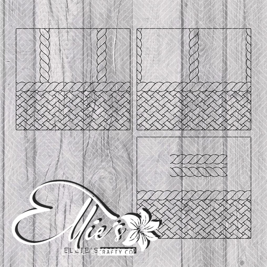 Picnic Basket Template for 20oz Skinny Straight Tumblers