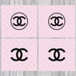 Bouji CC Tuft Stitched Pattern Template for Straight Tumblers