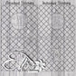 Bouji CC Tuft Stitched Pattern Template for Straight Tumblers