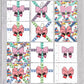 Crayon Bow Teacher Gift V1-2 Template for Straight Tumblers